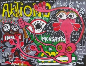Voir le détail de cette oeuvre: Monsanto+OMC